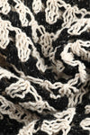 SWAYING/KNIT Embroidered Crochet Tank Top with Bandeau SW22SST58 White/Black